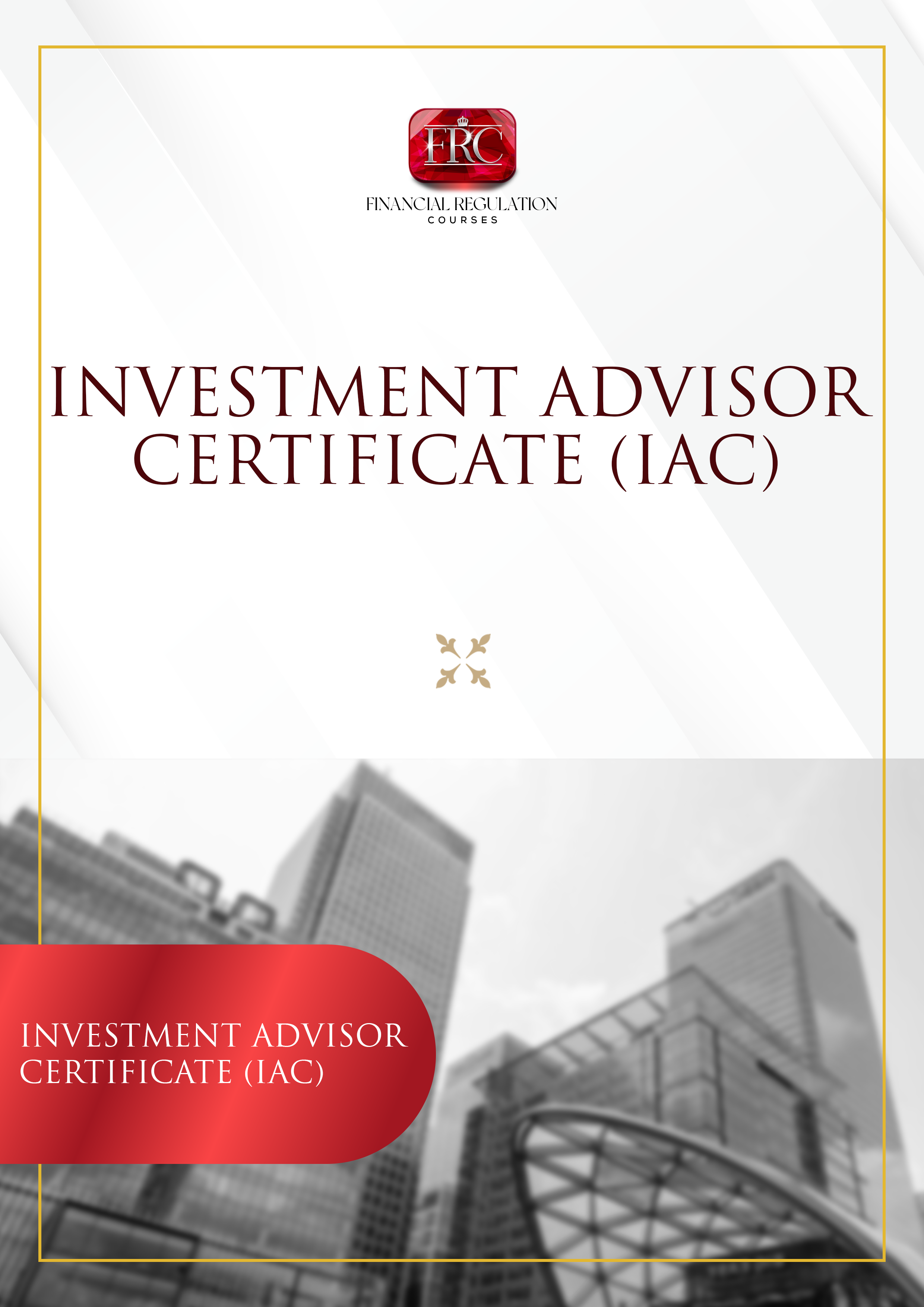 Investment Advisor Certificate